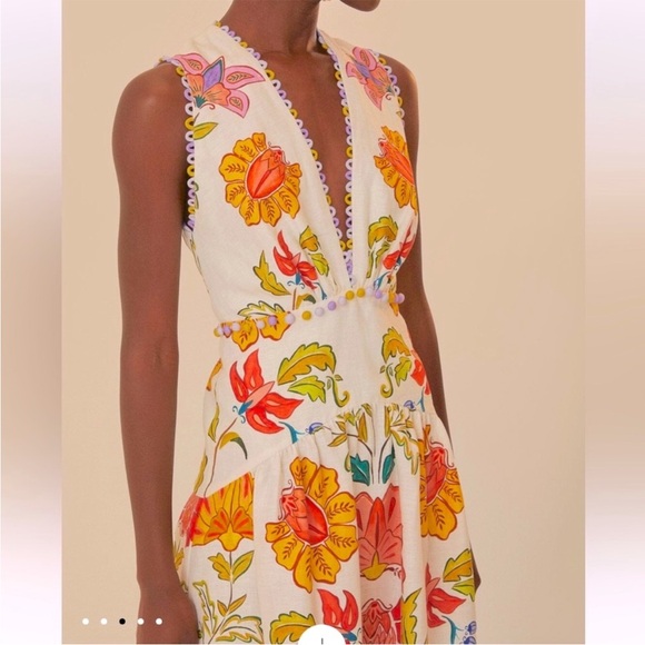 Farm Rio Floral Insect Dress - Picture 2 of 4